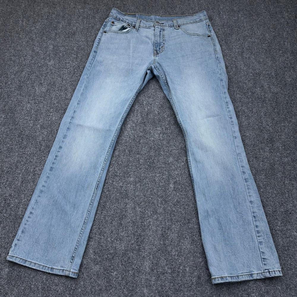 Levi's 527 Slim Bootcut Jeans Men's 30x30 Light Wash Stretch Denim 05527-0462